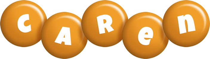 Caren candy-orange logo