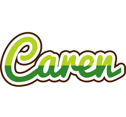 Caren golfing logo