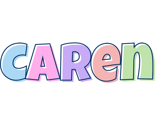 Caren pastel logo