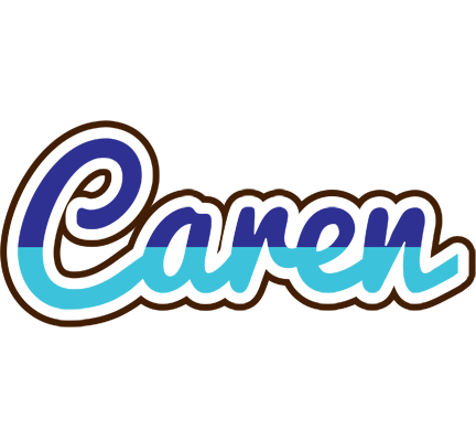 Caren raining logo