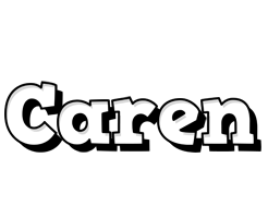 Caren snowing logo