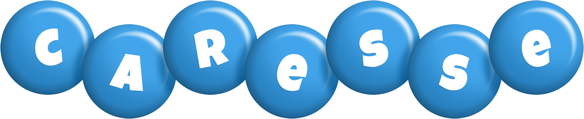 Caresse candy-blue logo