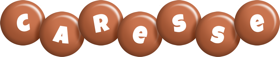 Caresse candy-brown logo