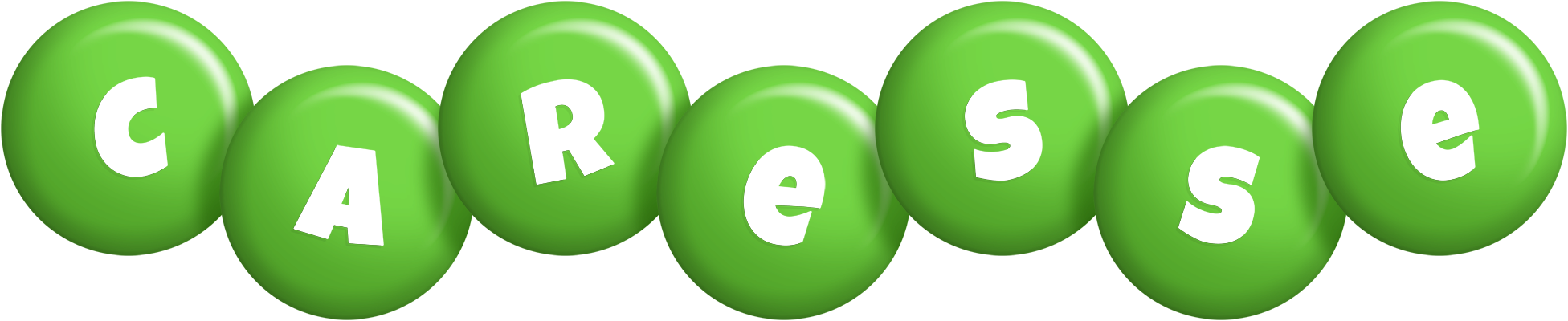Caresse candy-green logo