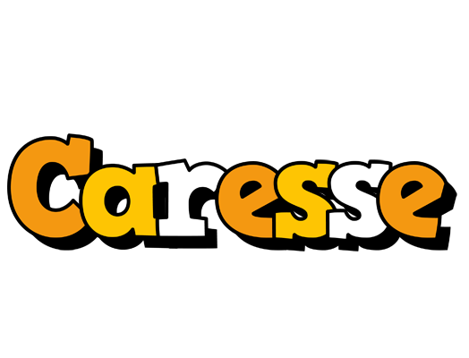 Caresse cartoon logo