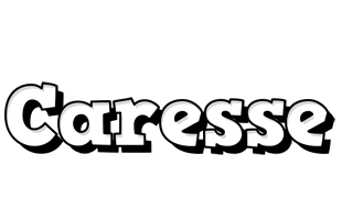 Caresse snowing logo