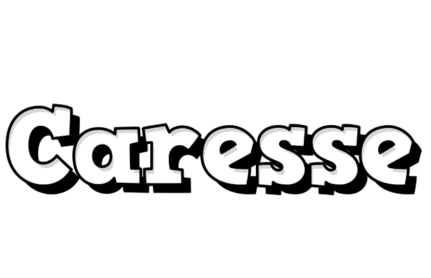 Caresse snowing logo
