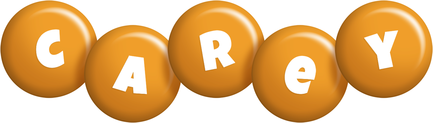 Carey candy-orange logo