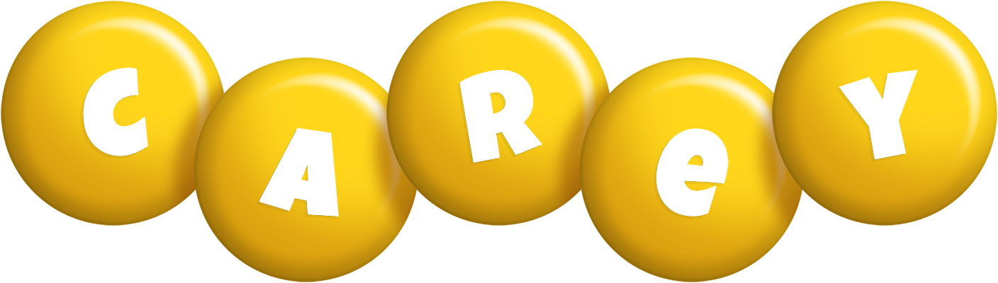 Carey candy-yellow logo