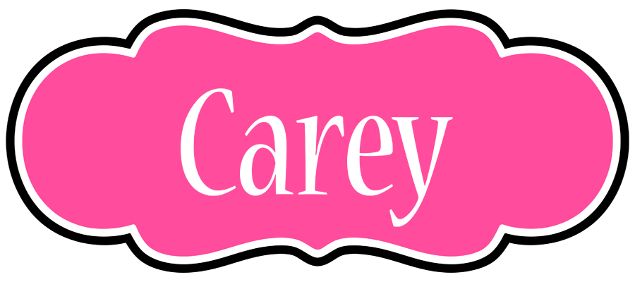 Carey invitation logo