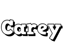 Carey snowing logo