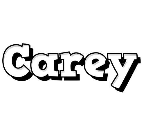 Carey snowing logo