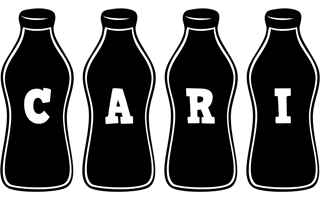 Cari bottle logo