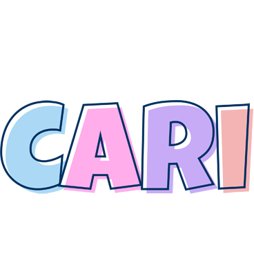 Cari pastel logo
