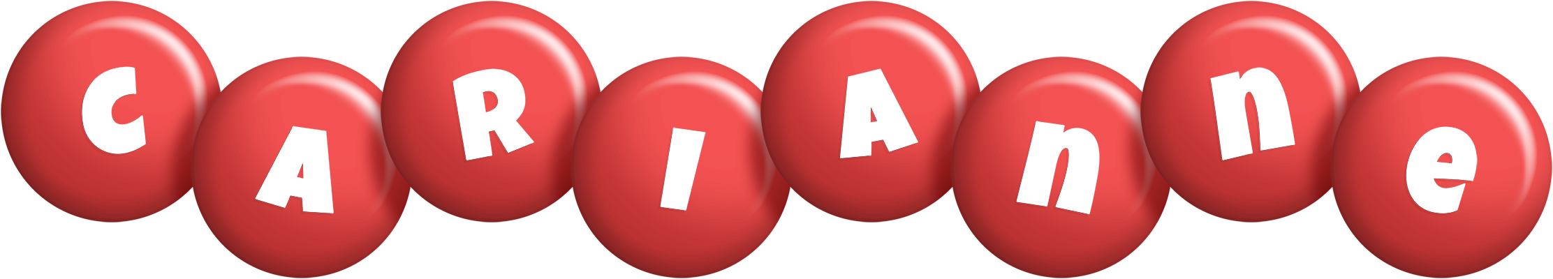 Carianne candy-red logo