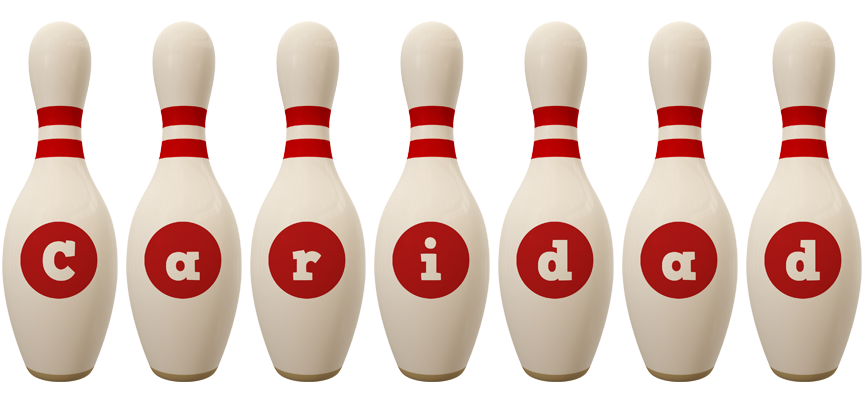 Caridad bowling-pin logo