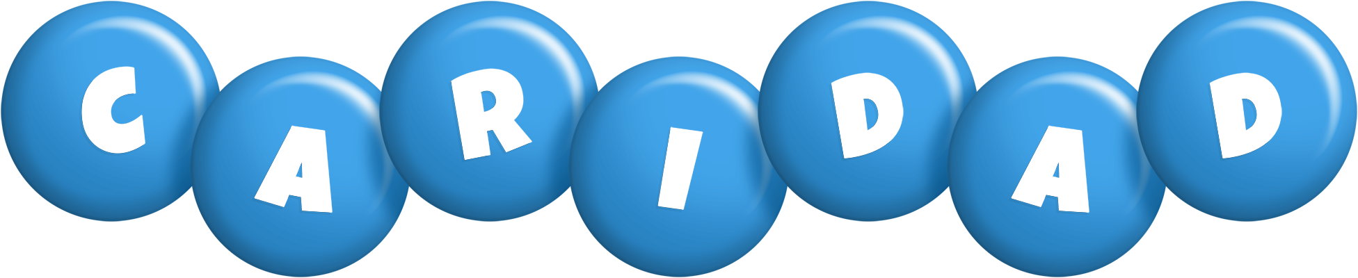 Caridad candy-blue logo