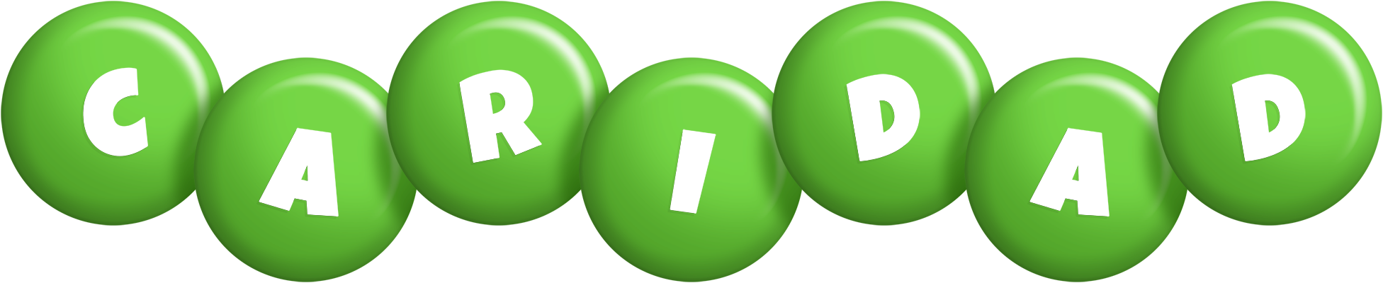 Caridad candy-green logo