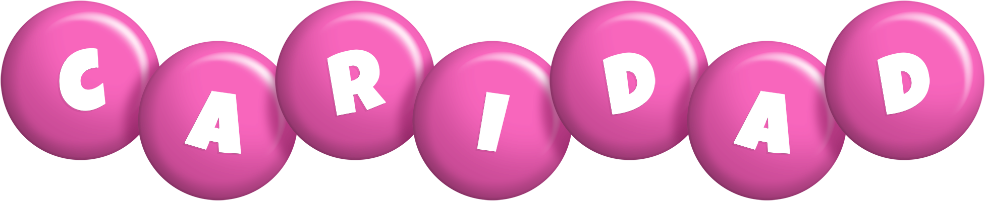 Caridad candy-pink logo