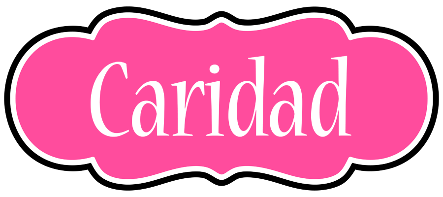 Caridad invitation logo