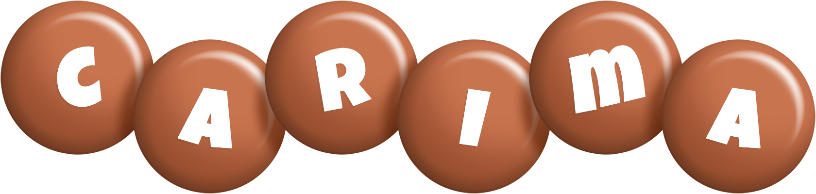 Carima candy-brown logo