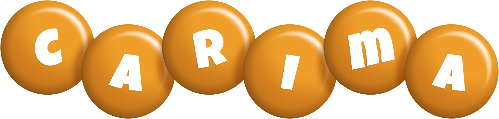 Carima candy-orange logo