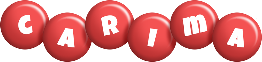 Carima candy-red logo