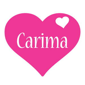 Carima love-heart logo