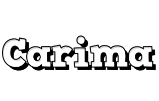 Carima snowing logo