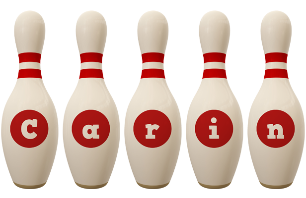 Carin bowling-pin logo