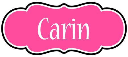 Carin invitation logo