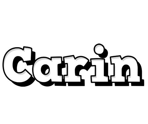 Carin snowing logo