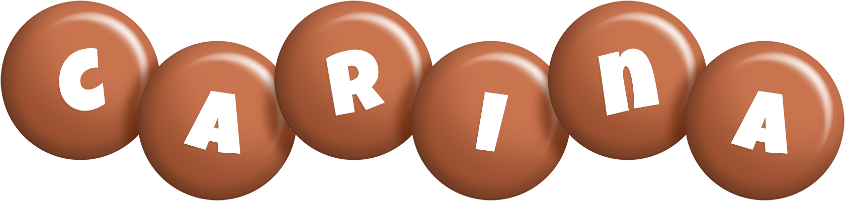 Carina candy-brown logo