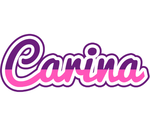 Carina cheerful logo