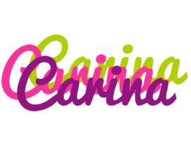 Carina flowers logo
