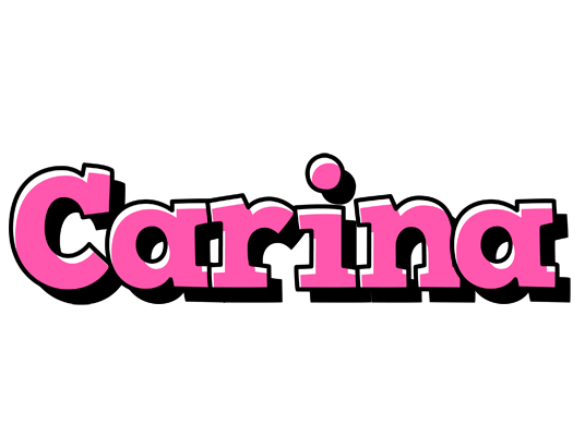 Carina girlish logo