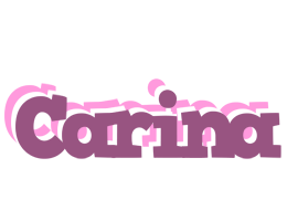 Carina relaxing logo
