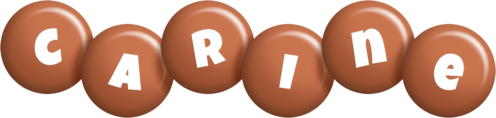 Carine candy-brown logo