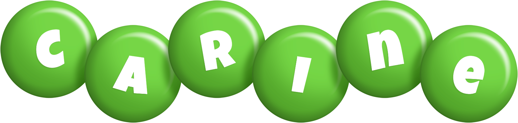 Carine candy-green logo