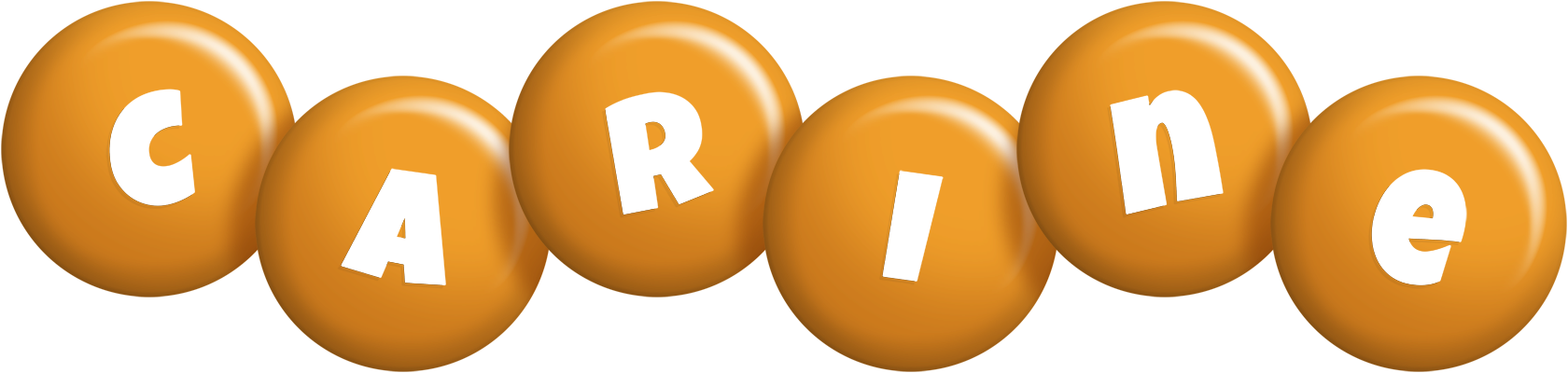 Carine candy-orange logo