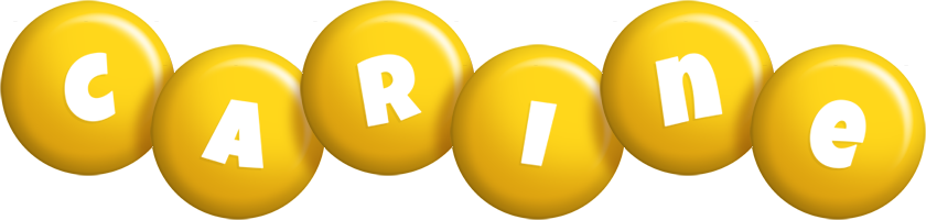 Carine candy-yellow logo