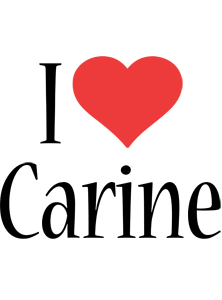 Carine i-love logo