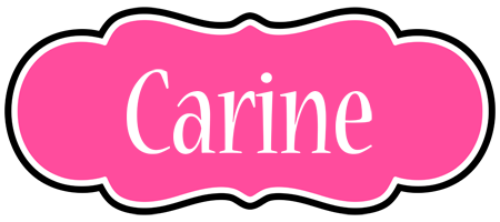 Carine invitation logo