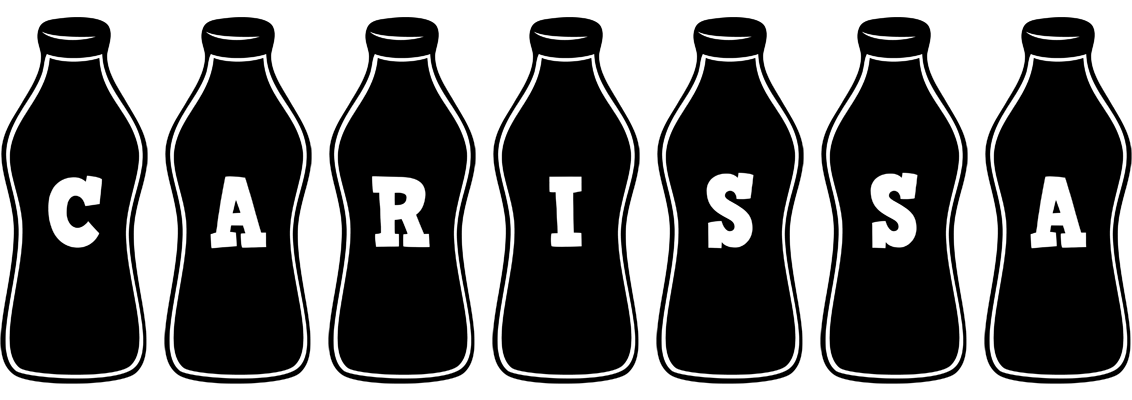 Carissa bottle logo