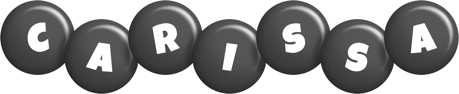 Carissa candy-black logo