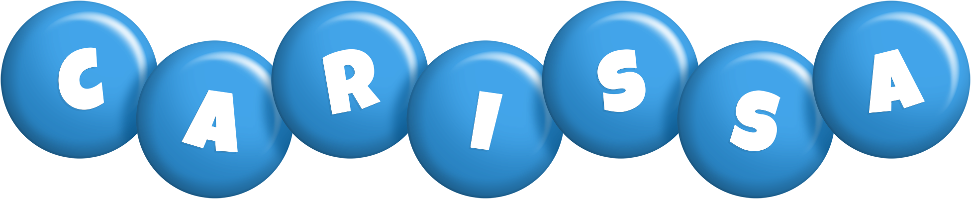 Carissa candy-blue logo