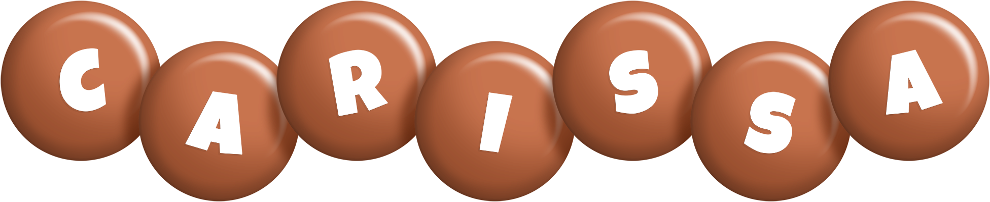 Carissa candy-brown logo