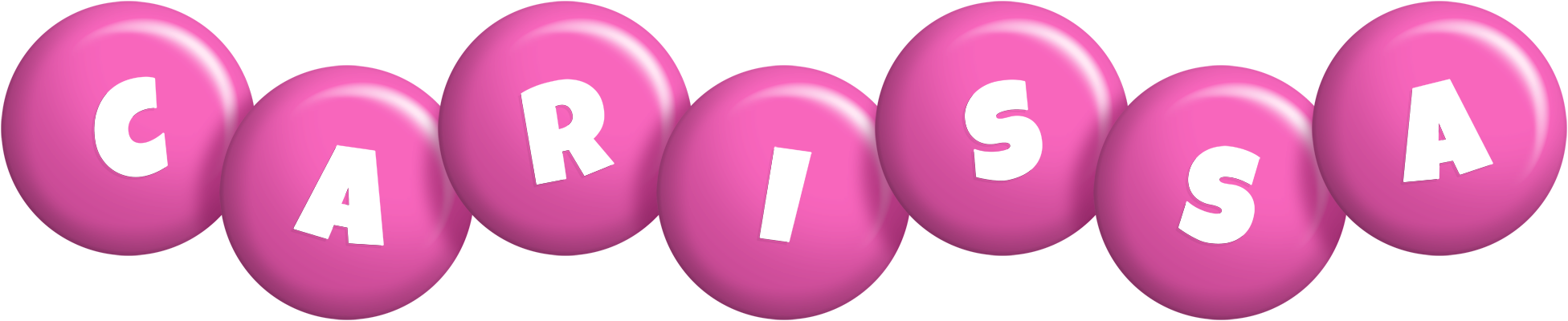 Carissa candy-pink logo