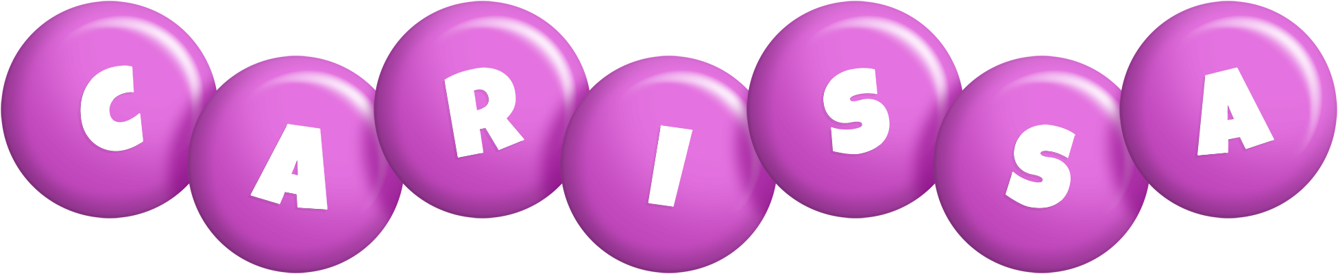 Carissa candy-purple logo