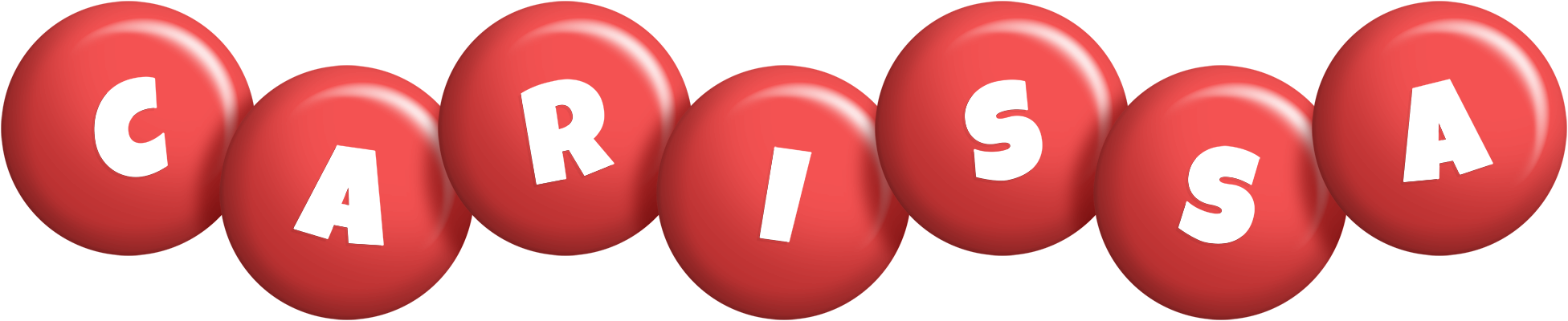 Carissa candy-red logo